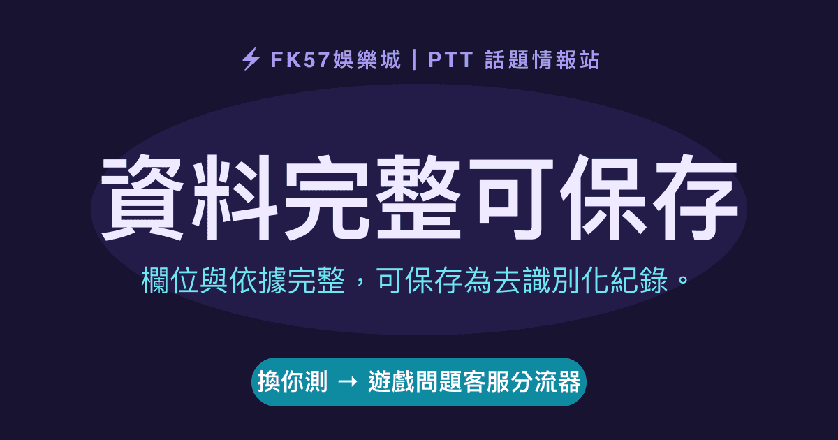 資料完整可保存｜遊戲問題客服分流器結果圖